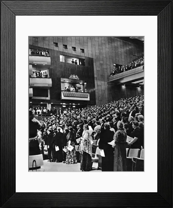 Framed Print : Opening of Royal Festival Hall, South Bank, London