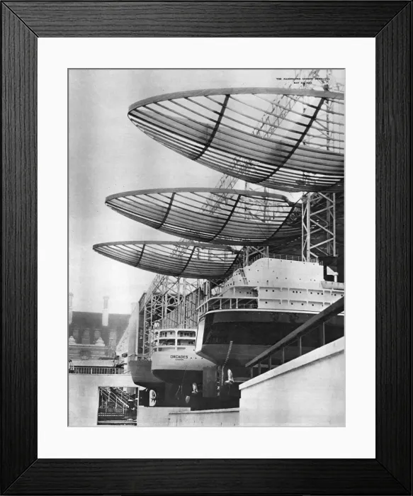 Framed Print : Sea and Ships Pavilion, Festival of Britain site, London Framed Print : Sea and Ships Pavilion, Festival of Britain site, London