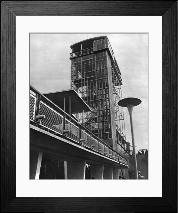 Framed Print : Glass Tower at the Festival of Britain, South Bank, London Framed Print : Glass Tower at the Festival of Britain, South Bank, London
