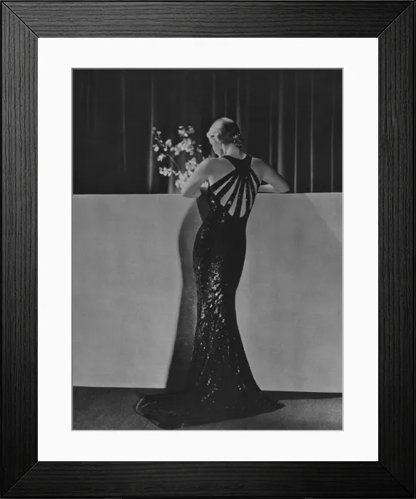 Framed Print : Evening dress by Patrick Perrott, 1934 Framed Print : Evening dress by Patrick Perrott, 1934