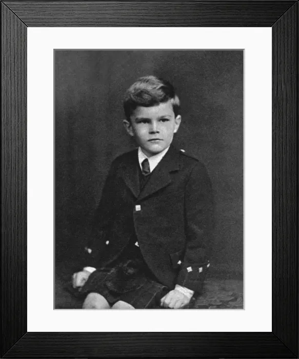 Framed Print : Alan Clark as a little boy