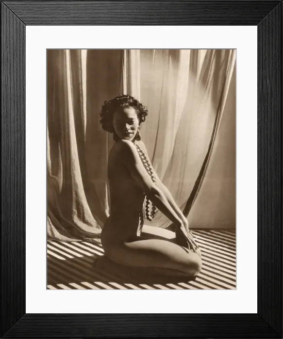 Framed Print : Kahloah from Martinique from the 1935 Blackbird revue Framed Print : Kahloah from Martinique from the 1935 Blackbird revue