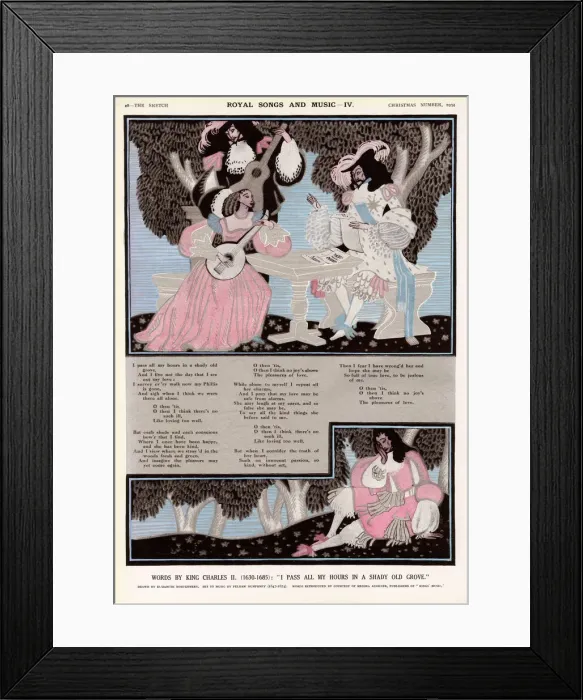 Framed Print : Words by King Charles II Framed Print : Words by King Charles II