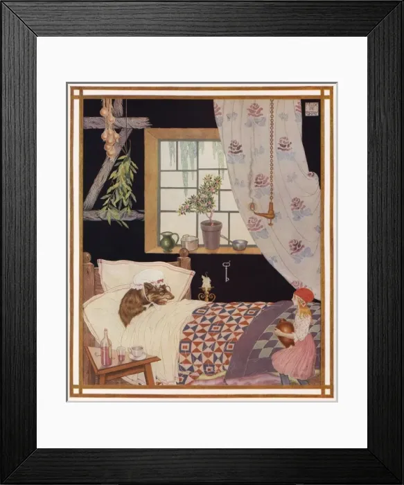 Framed Print : Little Red Riding Hood by Felix de Gray Framed Print : Little Red Riding Hood by Felix de Gray