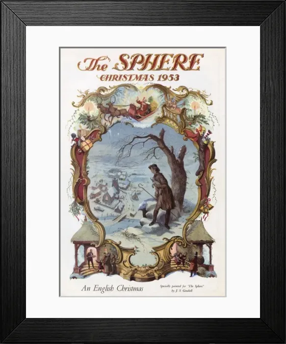 Framed Print : The Sphere front cover, Christmas 1953 Framed Print : The Sphere front cover, Christmas 1953