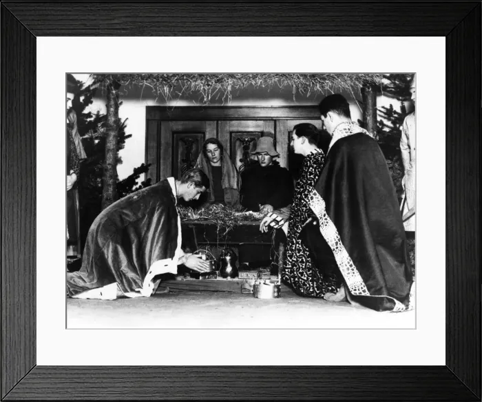 Framed Print : Prince Philip performing in a Nativity play at Gordonstoun Framed Print : Prince Philip performing in a Nativity play at Gordonstoun