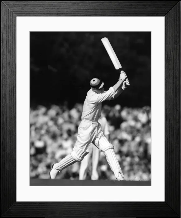Framed Print : Prince Philip playing cricket Framed Print : Prince Philip playing cricket