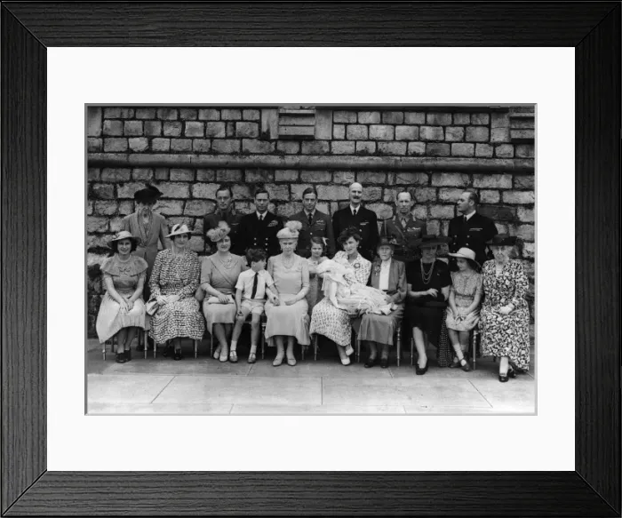 Framed Print : Christening of Prince Michael of Kent Framed Print : Christening of Prince Michael of Kent