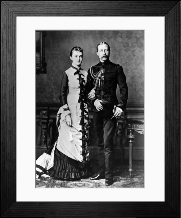 Framed Print : Duke and Duchess of Connaught, c. 1879 Framed Print : Duke and Duchess of Connaught, c. 1879