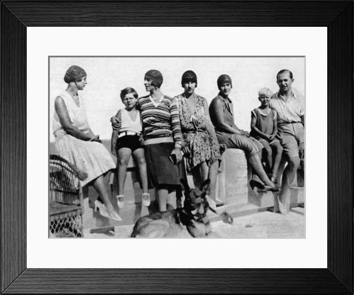 Framed Print : Royal holiday including Prince Philip