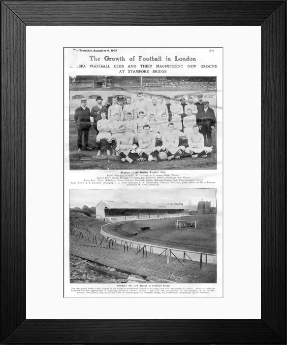 Framed Print : Chelsea Football Club 1905 Framed Print : Chelsea Football Club 1905