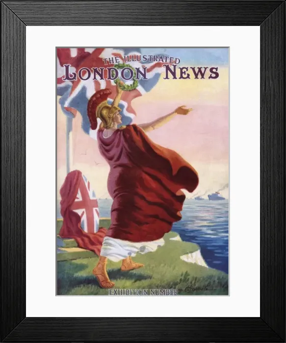 Framed Print : ILN cover design, Festival of Britain Exhibition Number Framed Print : ILN cover design, Festival of Britain Exhibition Number