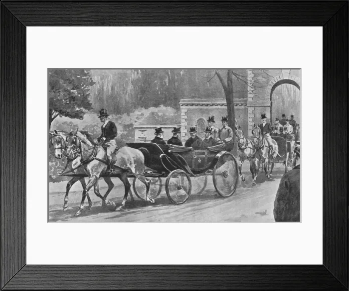 Framed Print : Accession of Edward VII