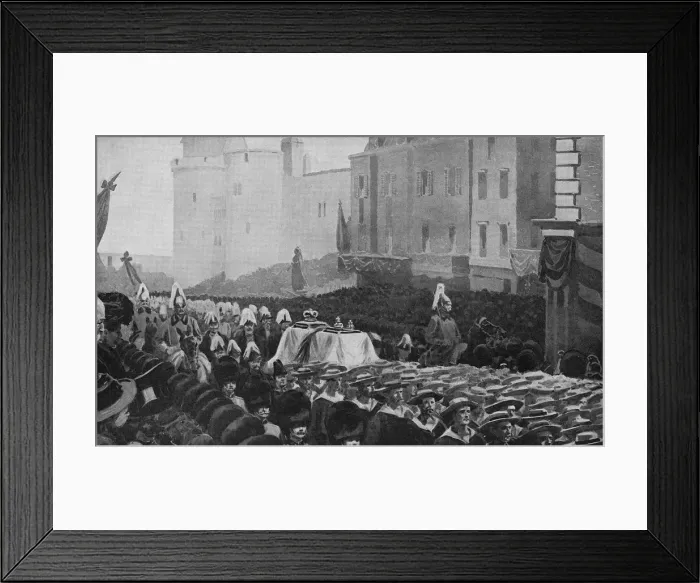 Framed Print : Funeral of Queen Victoria Framed Print : Funeral of Queen Victoria