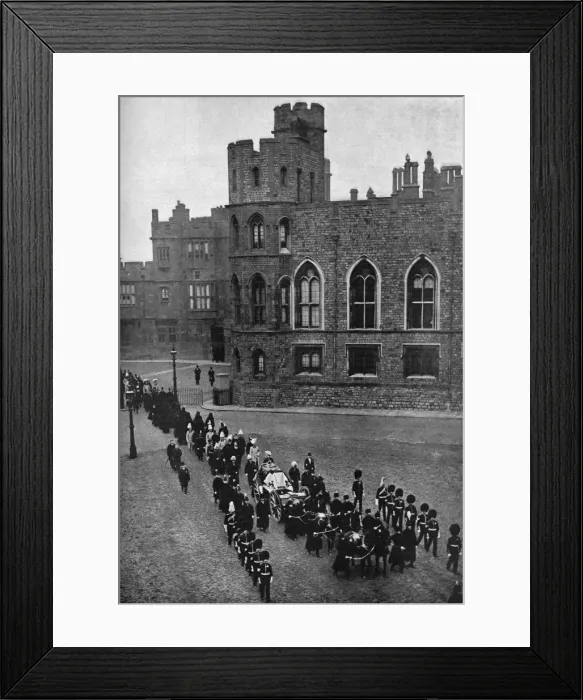 Framed Print : Funeral of Queen Victoria Framed Print : Funeral of Queen Victoria