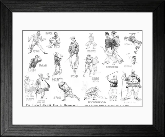 Framed Print : The Halford Hewitt Cup Framed Print : The Halford Hewitt Cup