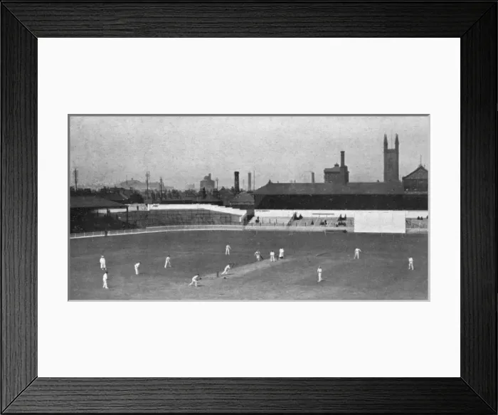 Framed Print : Cricket at Bramall Lane 1911 Framed Print : Cricket at Bramall Lane 1911