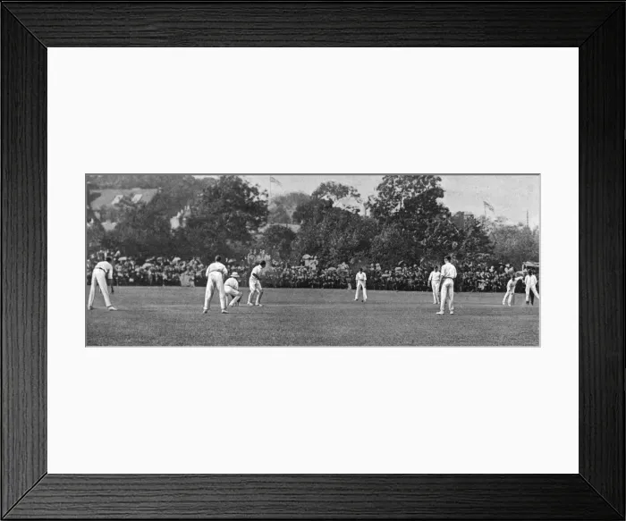 Framed Print : Cricket at Tonbridge, Kent Framed Print : Cricket at Tonbridge, Kent