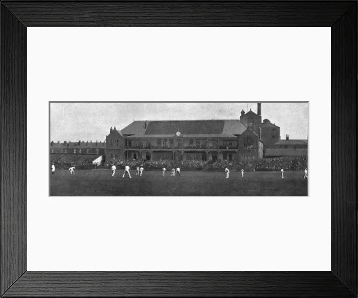 Framed Print : Cricket at Bramall Lane 1901