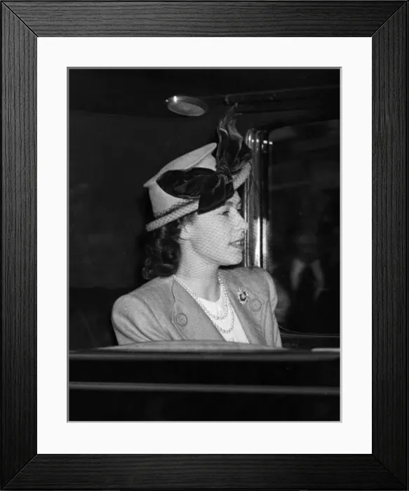 Framed Print : Princess Elizabeth in a hat Framed Print : Princess Elizabeth in a hat