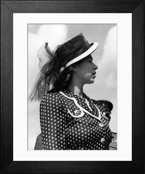 Framed Print : Princess Elizabeth in a hat Framed Print : Princess Elizabeth in a hat
