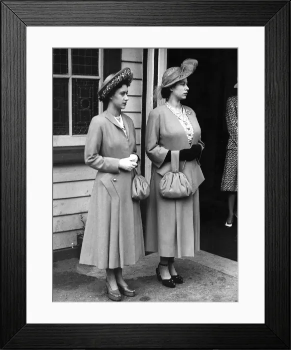 Framed Print : Princess Elizabeth on route to Balmoral, 1948 Framed Print : Princess Elizabeth on route to Balmoral, 1948