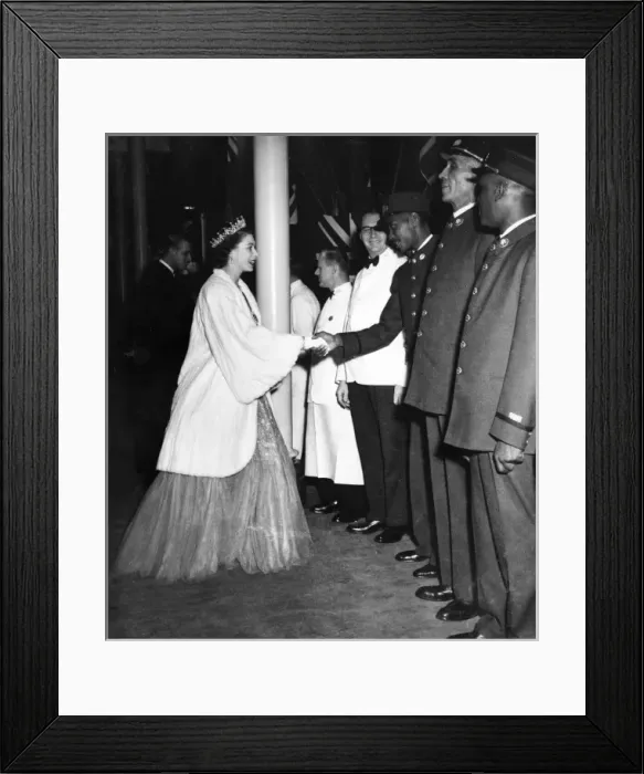 Framed Print : Princess Elizabeth - Royal Tour of Canada Framed Print : Princess Elizabeth - Royal Tour of Canada