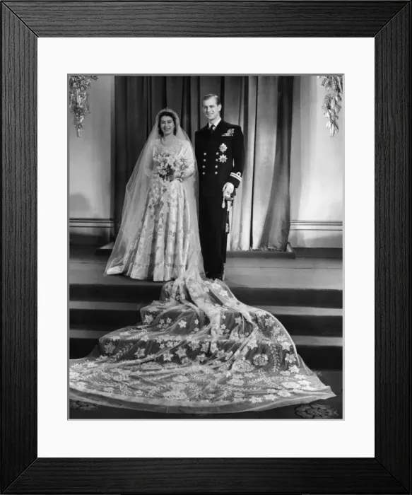 Framed Print : Royal Wedding 1947 Framed Print : Royal Wedding 1947