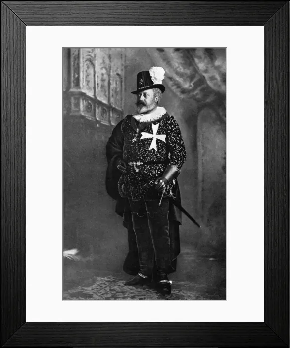 Framed Print : Prince of Wales at Costume Ball Framed Print : Prince of Wales at Costume Ball