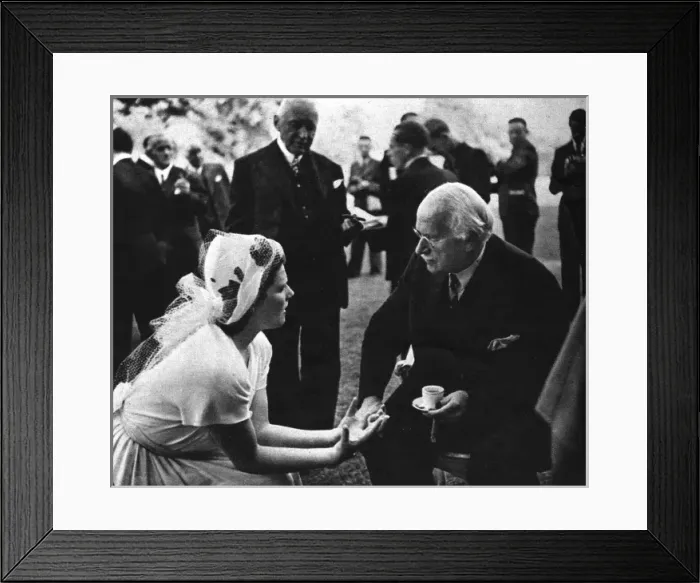 Framed Print : Mary Churchill in Switzerland, 1946 Framed Print : Mary Churchill in Switzerland, 1946