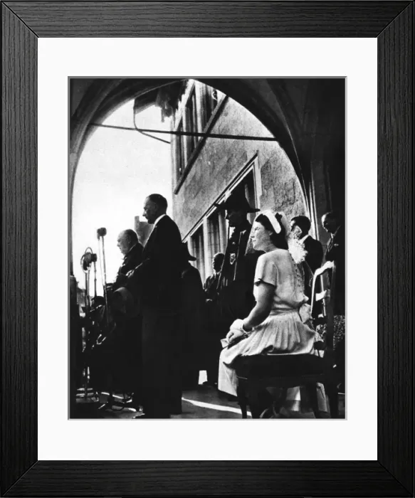 Framed Print : Mary Churchill in Switzerland, 1946 Framed Print : Mary Churchill in Switzerland, 1946
