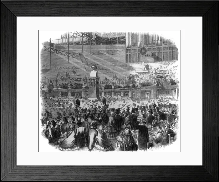 Framed Print : Burns Festival at the Crystal Palace Framed Print : Burns Festival at the Crystal Palace