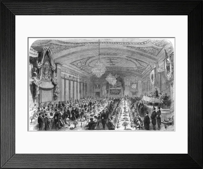 Framed Print : Burns Banquet at Montreal Framed Print : Burns Banquet at Montreal