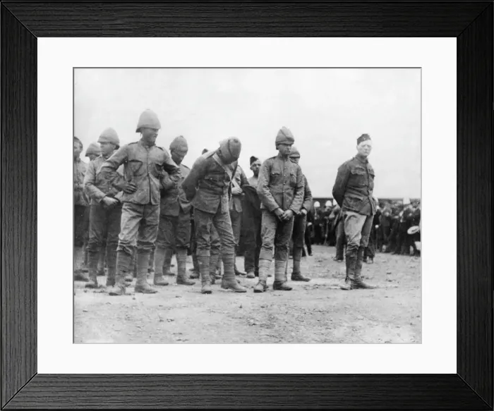 Framed Print : Churchill captured during the Boer War Framed Print : Churchill captured during the Boer War
