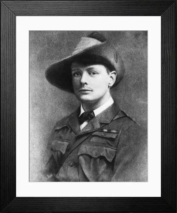 Framed Print : Winston Churchilll in South Africa Framed Print : Winston Churchilll in South Africa