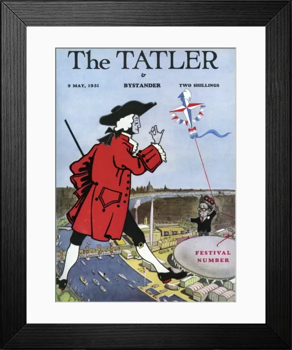 Framed Print : Tatler front cover, Festival of Britain number 1951