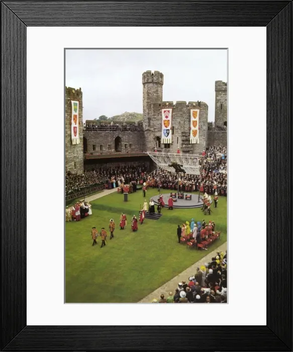 Framed Print : Investiture of the Prince of Wales, 1969 Framed Print : Investiture of the Prince of Wales, 1969