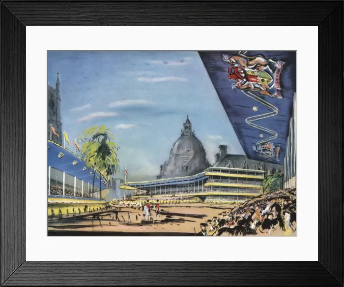 Framed Print : Commonwealth and Empire Stands at Coronation, 1953 Framed Print : Commonwealth and Empire Stands at Coronation, 1953