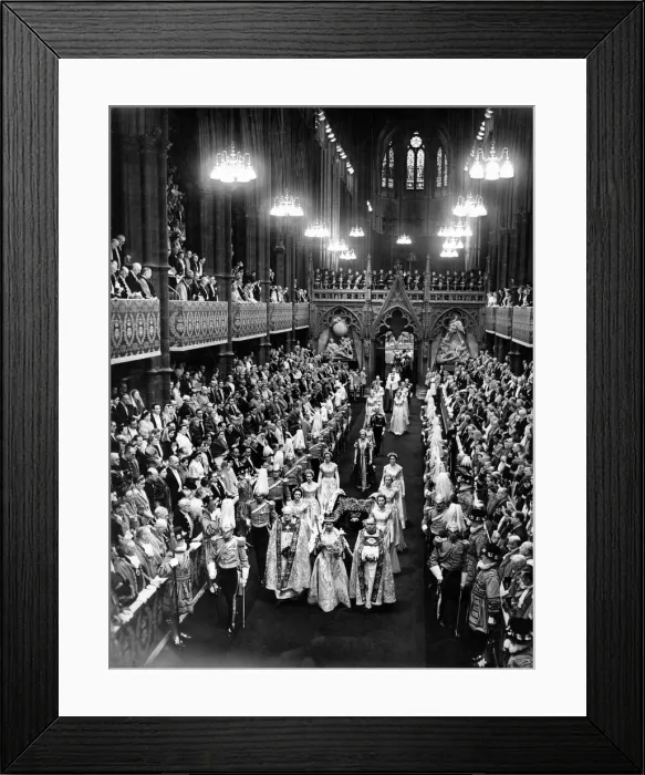 Framed Print : Coronation of Queen Elizabeth II, 1953 Framed Print : Coronation of Queen Elizabeth II, 1953