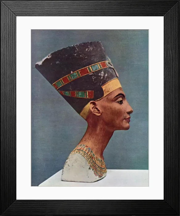 Framed Print : Nefertiti. Bust of Nefertiti (C.1370 BC C.1330 BC) Framed Print : Nefertiti. Bust of Nefertiti (C.1370 BC C.1330 BC)