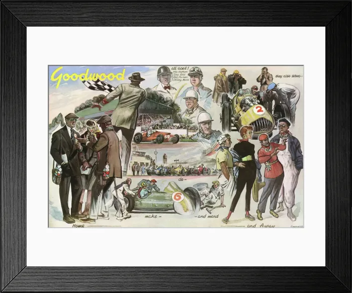 Framed Print : Goodwood by Emmwood Framed Print : Goodwood by Emmwood