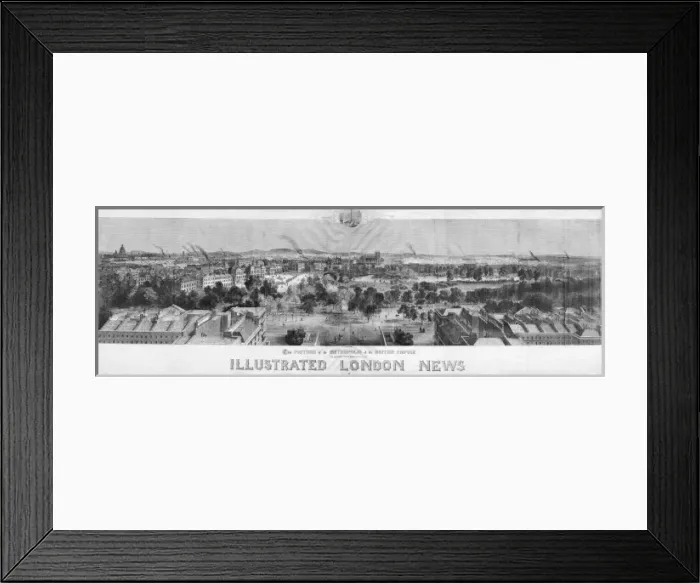 Framed Print : View of South London
