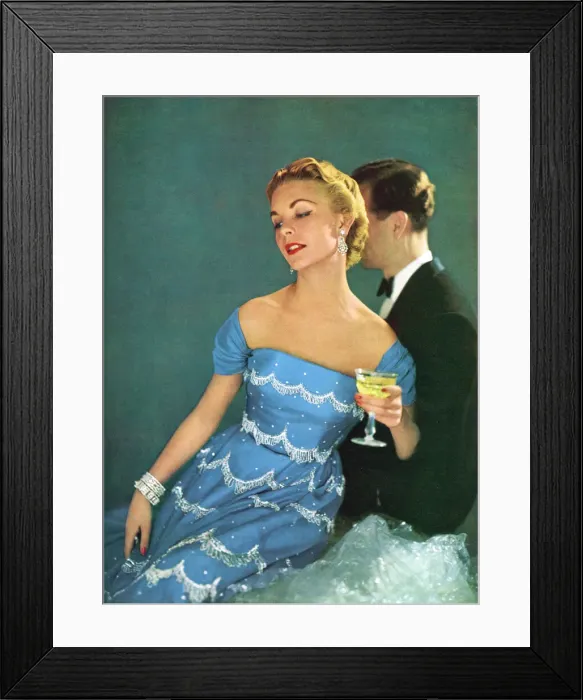 Framed Print : Christian Dior dress, 1953 Framed Print : Christian Dior dress, 1953