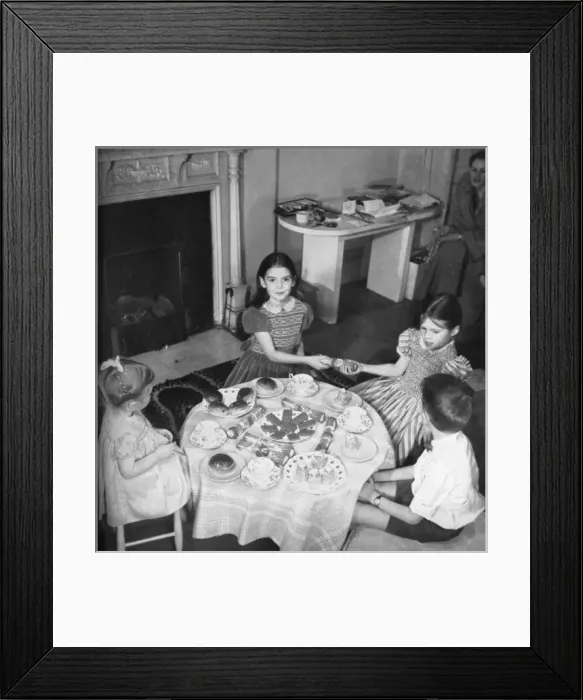 Framed Print : Childrens party, 1953 Framed Print : Childrens party, 1953
