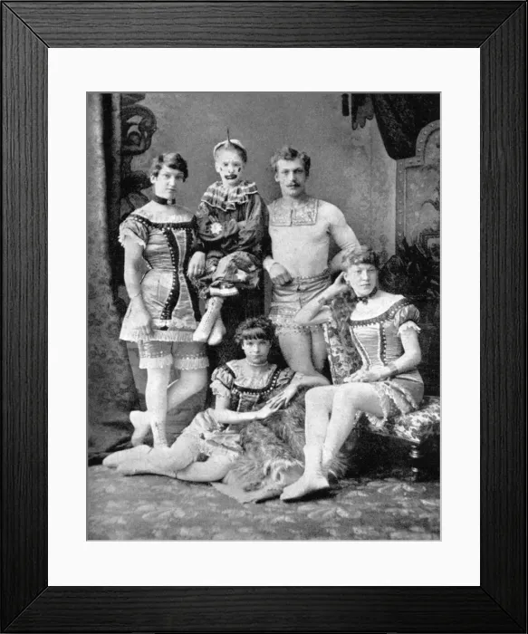 Framed Print : Transfield circus family Framed Print : Transfield circus family