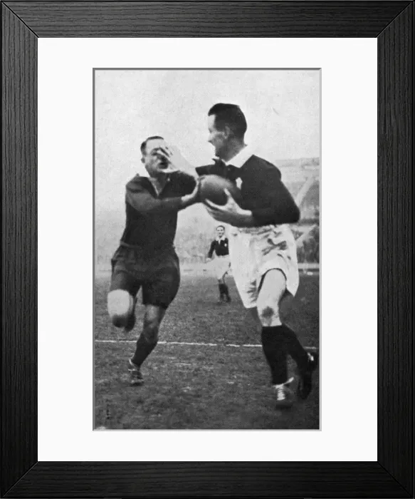 Framed Print : Wales versus Australia at Wembley, 1930