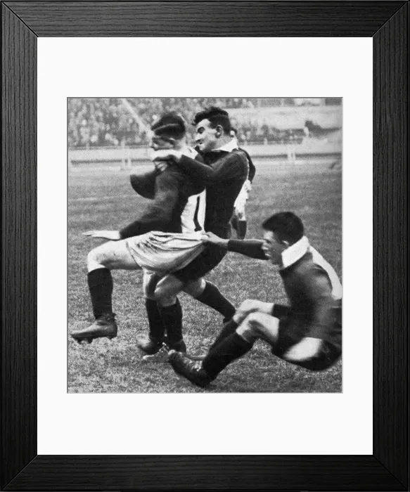Framed Print : Wales versus Australia at Wembley, 1930