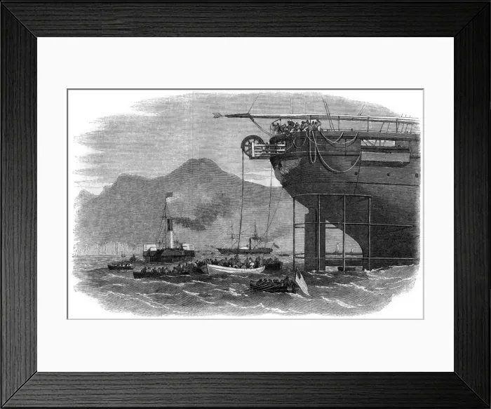 Framed Print : Laying transatlantic cable Framed Print : Laying transatlantic cable
