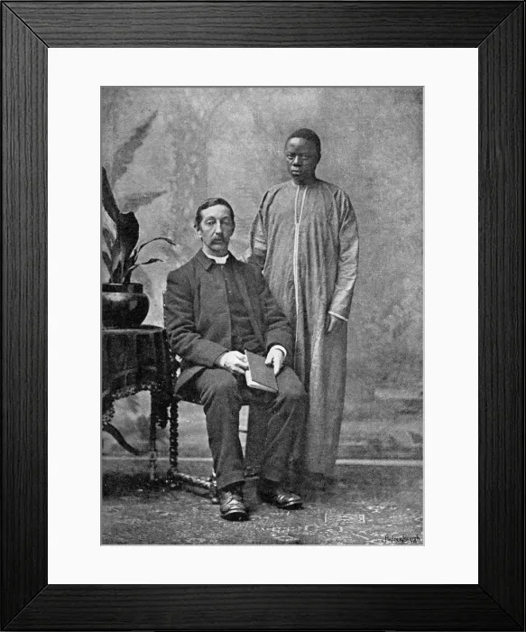 Framed Print : Rev. R. H. Walker, and Mika Sematimba Framed Print : Rev. R. H. Walker, and Mika Sematimba