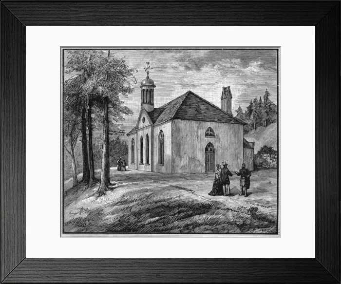 Framed Print : Old Crathie Kirk